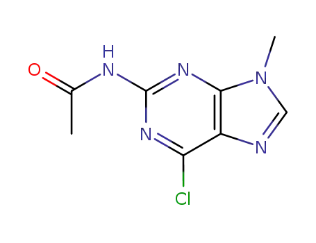 N<sub>1</sub>-(6-chloro-9-methyl-9H-2-purinyl)acetamide