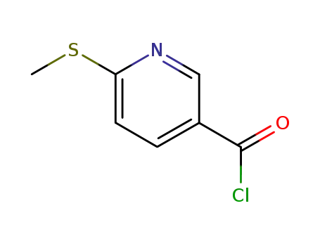 3-피리딘카르보닐 클로라이드, 6-(메틸티오)-(9CI)