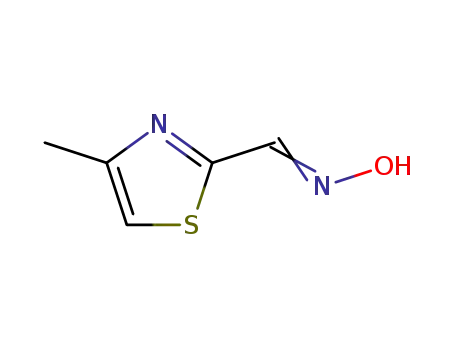 Molecular Structure of 298205-15-9 (2-Thiazolecarboxaldehyde,  4-methyl-,  oxime)