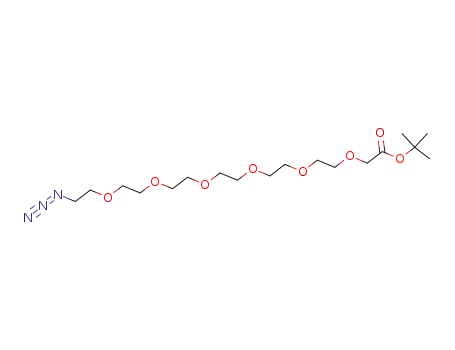 Molecular Structure of 297162-49-3 (Azido-PEG6-CH2CO2t-butyl ester)