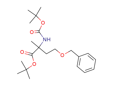 4-benzyloxy-2-<i>tert</i>-butoxycarbonylamino-2-methyl-butyric acid <i>tert</i>-butyl ester