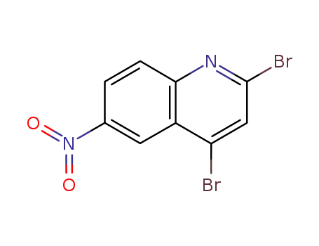 Molecular Structure of 437708-86-6 (2,4-DIBROMO-6-NITROQUINOLINE)