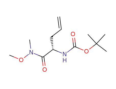 Carbamic acid, [(1S)-1-[(methoxymethylamino)carbonyl]-3-butenyl]-,
1,1-dimethylethyl ester