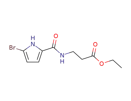 3-[(5-bromo-1H-pyrrole-2-carbonyl)-amino]-propionic acid ethyl ester