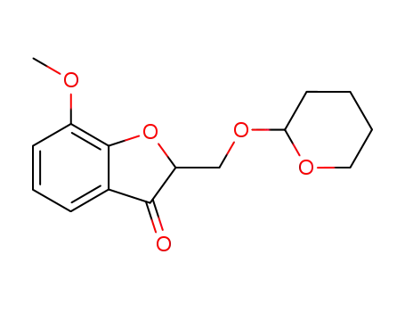 7-methoxy-2-(tetrahydropyran-2-yloxymethyl)benzofuran-3-one