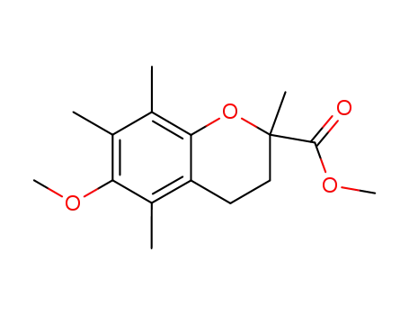 3,4-dihydro-6-methoxy-2,5,7,8-tetramethyl-2H-1-benzopyran-2-carboxylic acid methyl ester