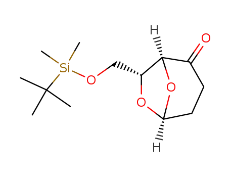 (1S,5S,7R)-7-(tert-Butyl-dimethyl-silanyloxymethyl)-6,8-dioxa-bicyclo[3.2.1]octan-2-one
