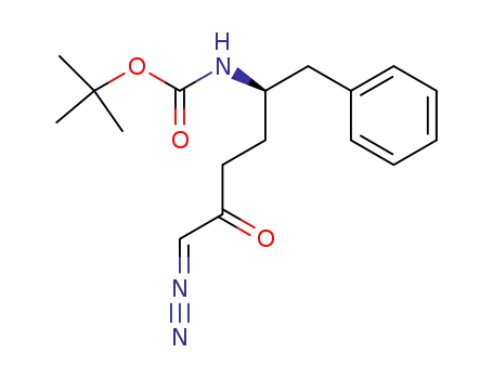 tert-butyl (1S)-5-diazo-1-benzyl-4-oxopentylcarbamate