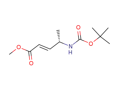 methyl (E,4S)-4-[(tert-butoxycarbonyl)amino]-2-pentenoate