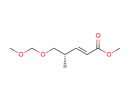 2-Pentenoic acid, 5-(methoxymethoxy)-4-methyl-, methyl ester, (2E,4S)-