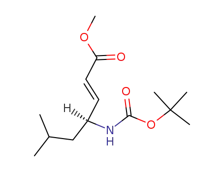 2-Heptenoic acid, 4-[[(1,1-dimethylethoxy)carbonyl]amino]-6-methyl-,
methyl ester, (2E,4S)-