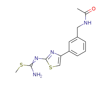 <i>N</i>-{3-[2-(2-methyl-isothioureido)-thiazol-4-yl]-benzyl}-acetamide