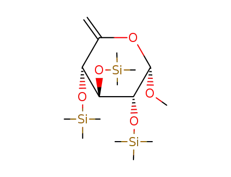 Molecular Structure of 6984-65-2 (methyl 2,3,4-tri-O-trimethylsilyl-5-methylene-α-D-xylopyranoside)