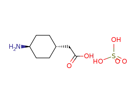 trans-(4-amino)-cyclohexylacetic acid hydrogen sulfate