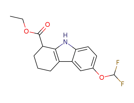 에틸 6-(디플루오로메톡시)-2,3,4,9-테트라히드로-1H-카바졸-1-카복실레이트