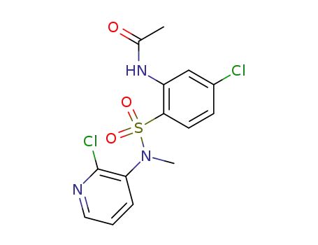 2-acetylamino-4-chloro-N-(2-chloro-3-pyridyl)-N-methylbenzenesulfonamide