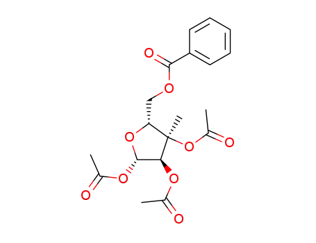 1,2,3-tri-O-acetyl-5-O-benzoyl-β-D-(3-C-methyl)ribofuranose