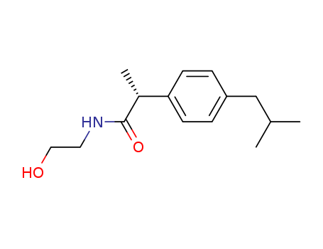 Benzeneacetamide,N-(2-hydroxyethyl)-a-methyl-4-(2-methylpropyl)-