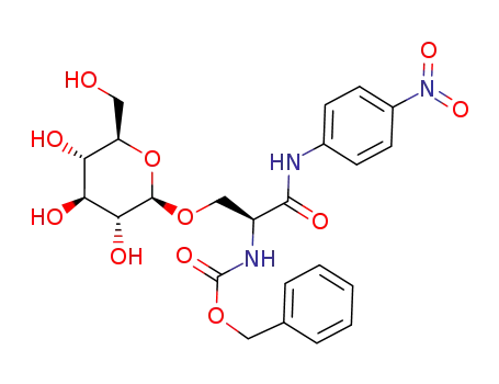 O-β-D-glucopyranosyl-N-benzyloxycarbonyl-L-serine-p-nitroanilide