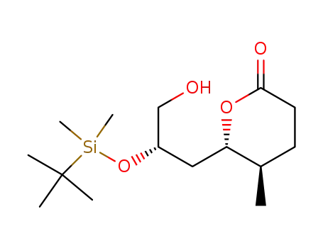 (5R,6S)-6-[(S)-2-(tert-Butyl-dimethyl-silanyloxy)-3-hydroxy-propyl]-5-methyl-tetrahydro-pyran-2-one
