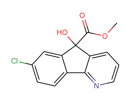 4-aza-7-chloro-9-hydroxy-9-fluorene carboxylic acid methyl ester