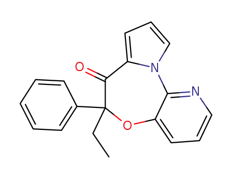 6-Ethyl-6-phenylpyrido[3,2-b]pyrrolo[1,2-d][1,4]oxazepin-7(6H)-one