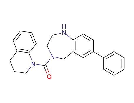 Molecular Structure of 1026037-59-1 ((3,4-dihydro-2<i>H</i>-quinolin-1-yl)-(7-phenyl-1,2,3,5-tetrahydro-benzo[<i>e</i>][1,4]diazepin-4-yl)-methanone)