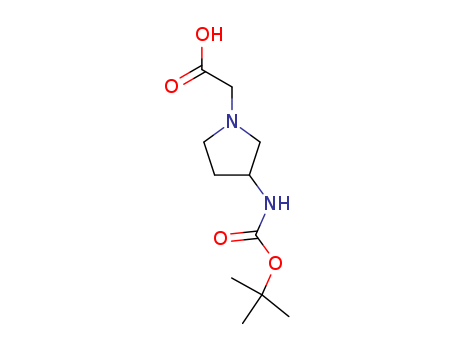 (3-tert-Butoxycarbonylamino-pyrrolidin-1-yl)-acetic acid