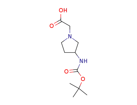 Molecular Structure of 261715-71-3 (3-(DL)-N-BOC-1-PYRROLIDINEACETIC ACID)