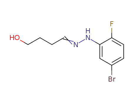 4-[(5-bromo-2-fluoro-phenyl)-hydrazono]-butan-1-ol