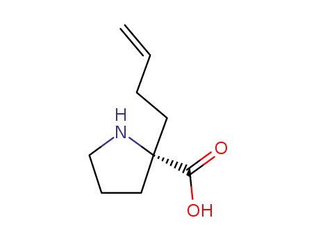 Molecular Structure of 178752-81-3 (L-Proline, 2-(3-butenyl)- (9CI))