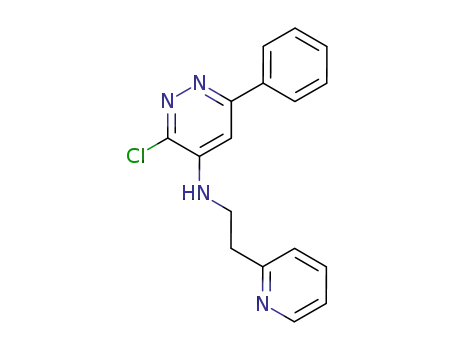 (3-chloro-6-phenyl-pyridazin-4-yl)-(2-pyridin-2-yl-ethyl)-amine