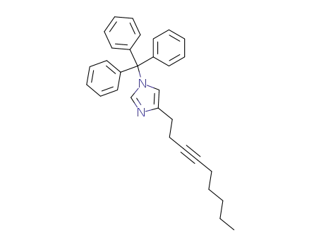 4-non-3-ynyl-1-trityl-1<i>H</i>-imidazole