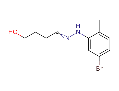 Butanal, 4-hydroxy-, (5-bromo-2-methylphenyl)hydrazone