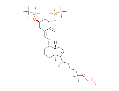 Molecular Structure of 217470-08-1 ((20S)-1α-<(tert-butyldimethylsilyl)oxy>-16-en-25-<(methoxymethyl)oxy>vitamin D<sub>3</sub> tert-butyldimethylsilyl ether)