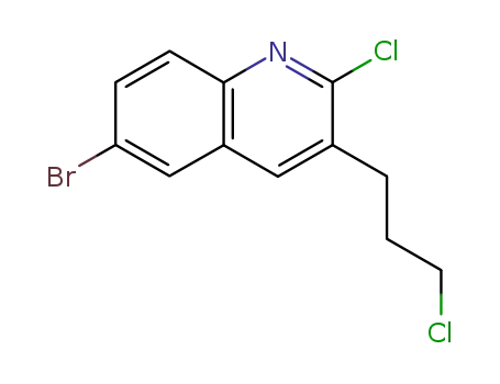6-BROMO-2-CHLORO-3-(3-CHLORO-PROPYL)-퀴놀린