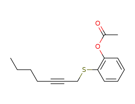 2-(2-Heptynylthio)phenol Acetate