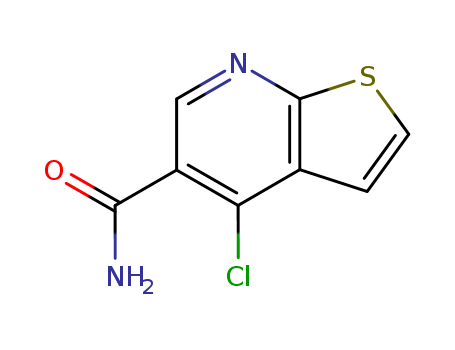 4-CHLOROTHIENO[2,3-B]PYRIDINE-5-CARBOXAMIDE