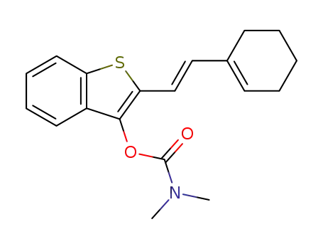 2-[2-(1-cyclohexen-1-yl)vinyl]-1-benzothien-3-yl dimethylcarbamate