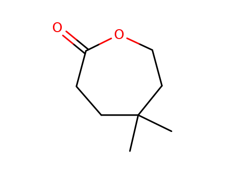 Molecular Structure of 60187-76-0 (2-Oxepanone, 5,5-dimethyl-)