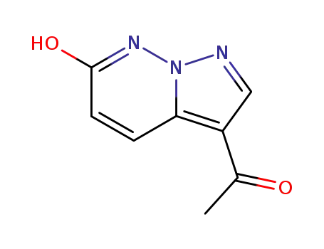 Molecular Structure of 551920-26-4 (1-(6-HYDROXYPYRAZOLO[1,5-B]PYRIDAZIN-3-YL)ETHANONE)
