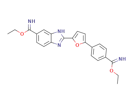 2-[5-(4-Ethoxycarbonimidoyl-phenyl)-furan-2-yl]-3H-benzoimidazole-5-carboximidic acid ethyl ester