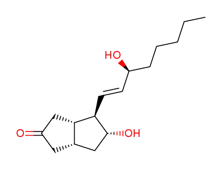 (-)-(1S,2R,3R,5R)-2-(3(S)-hydroxyoct-1(E)-enyl)-7-oxobicyclo<3.3.0>octan-3-ol