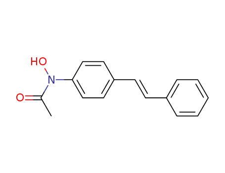 Acetamide,N-hydroxy-N-[4-(2-phenylethenyl)phenyl]-, (E)- (9CI)