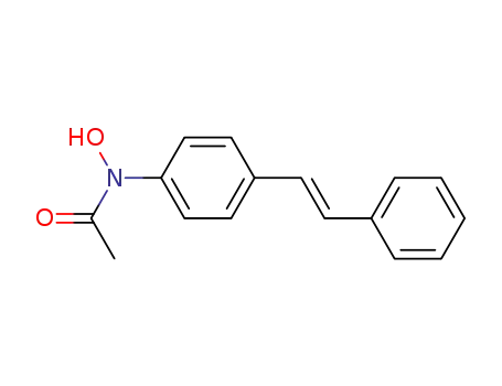 Molecular Structure of 843-23-2 (N-ACETYL-N-HYDROXY-TRANS-4-AMINOSTILBENE)