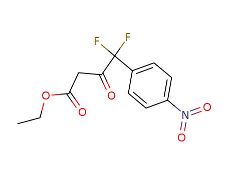 4,4-Difluoro-4-(4-nitro-phenyl)-3-oxo-butyric acid ethyl ester
