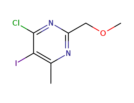 4-chloro-5-iodo-2-(methoxymethyl)-6-methylpyrimidine
