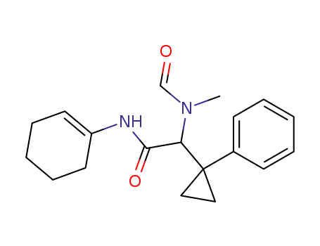 N-cyclohex-1-en-1-yl-2-[formyl(methyl)amino]-2-(1-phenylcyclopropyl)acetamide