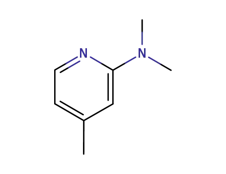 Molecular Structure of 20173-72-2 (N,N,4-TRIMETHYL-2-PYRIDINAMINE)