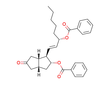 [3aS-(3aα,4α(1E,3R<sup>*</sup>),5β,6aα)]-5-benzoyloxy-4-(3-benzoyloxy-1-octenyl)hexahydro-2(1H)-pentalenone